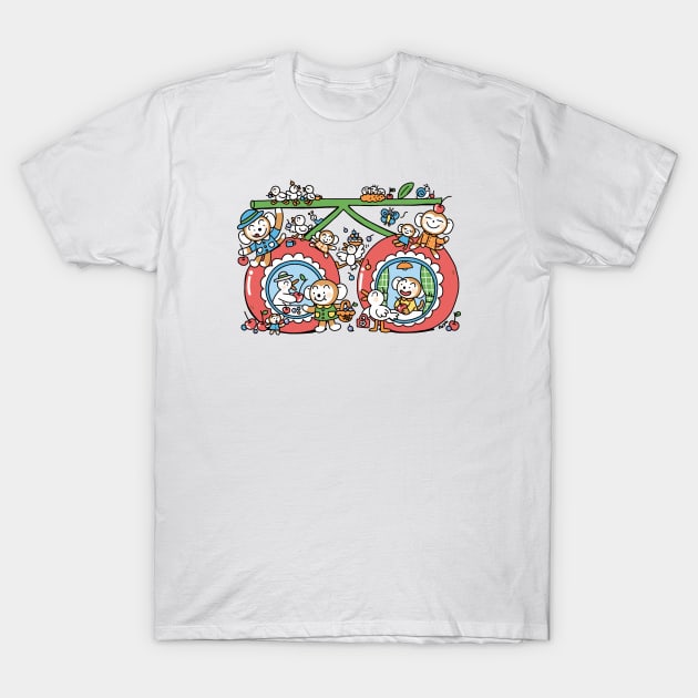 Cherry House T-Shirt by Poyan